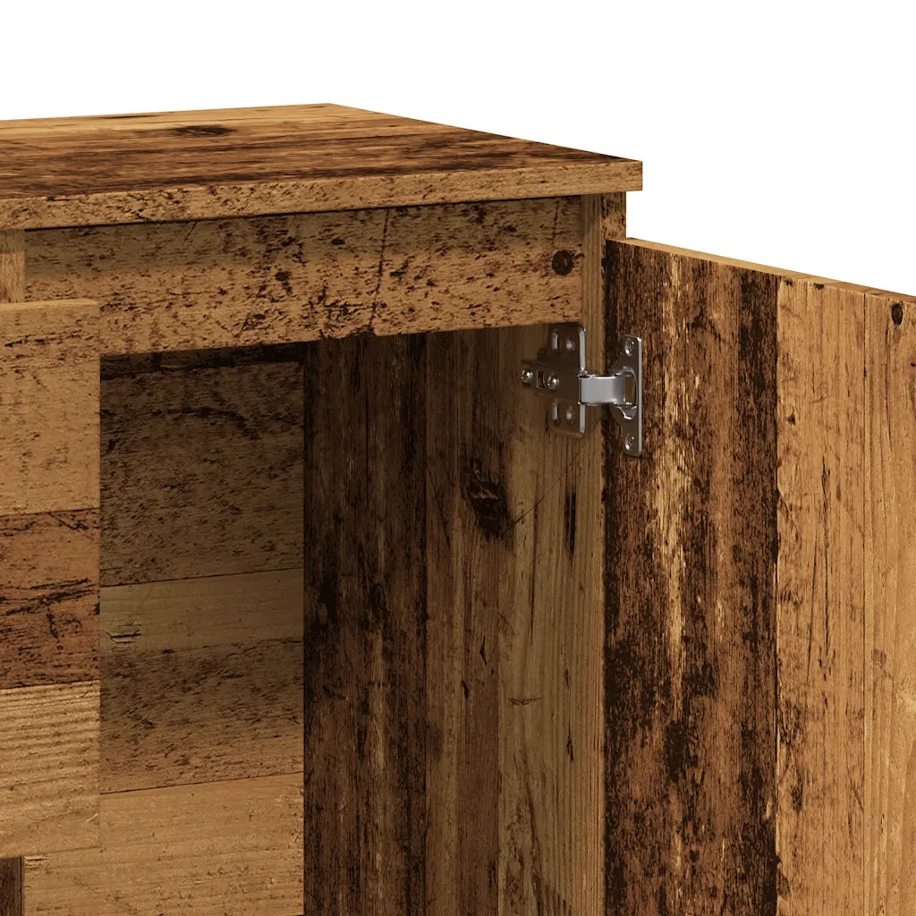 Credenza Legno Antico 102x35x70 cm in Legno Multistrato