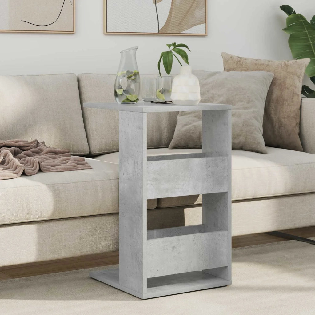 Tavolo laterale Grigio cemento 40 x 35 x 60,5 cm
