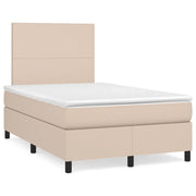Giroletto a Molle con Materasso Cappuccino 120x190cm Similpelle 3269970