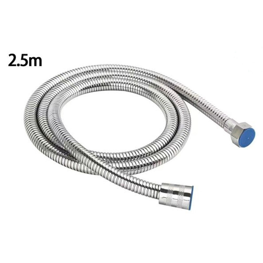 Trade Shop - Tubo Doccia Laccio 2.5 Mt Flessibile Doccetta Vasca Bagno Attacco Universale 69222 -