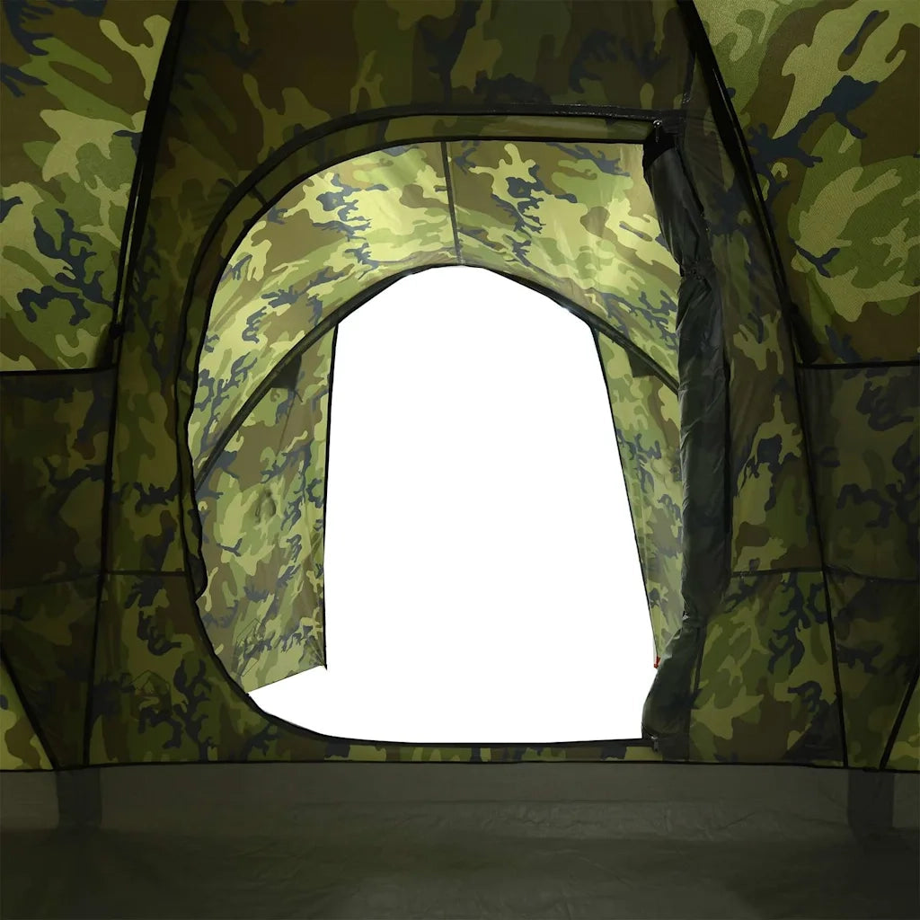 Tenda da Campeggio a Cupola per 6 Persone Mimetica Impermeabile 4009466