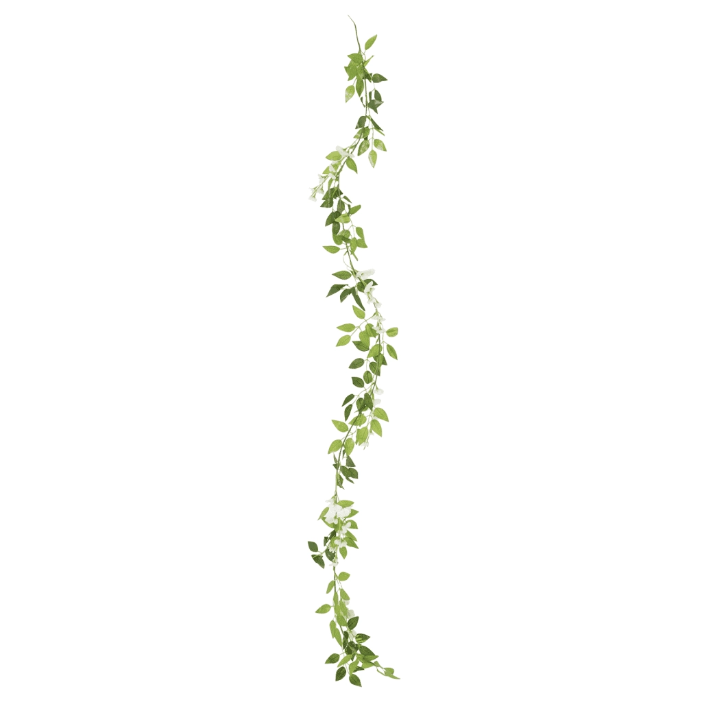 Ghirlande Fiori 6 pz Bianco 200 cm 359071