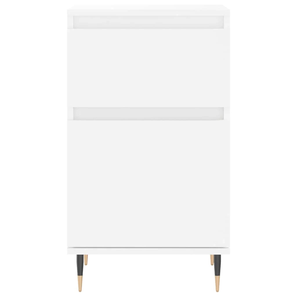Buffet credenza cassettiera armadio mobile contenitore organizer per cucina soggiorno salotti set da 2 40 x 35 x 70 cm legno ingegnerizzato bianco 02_0036662