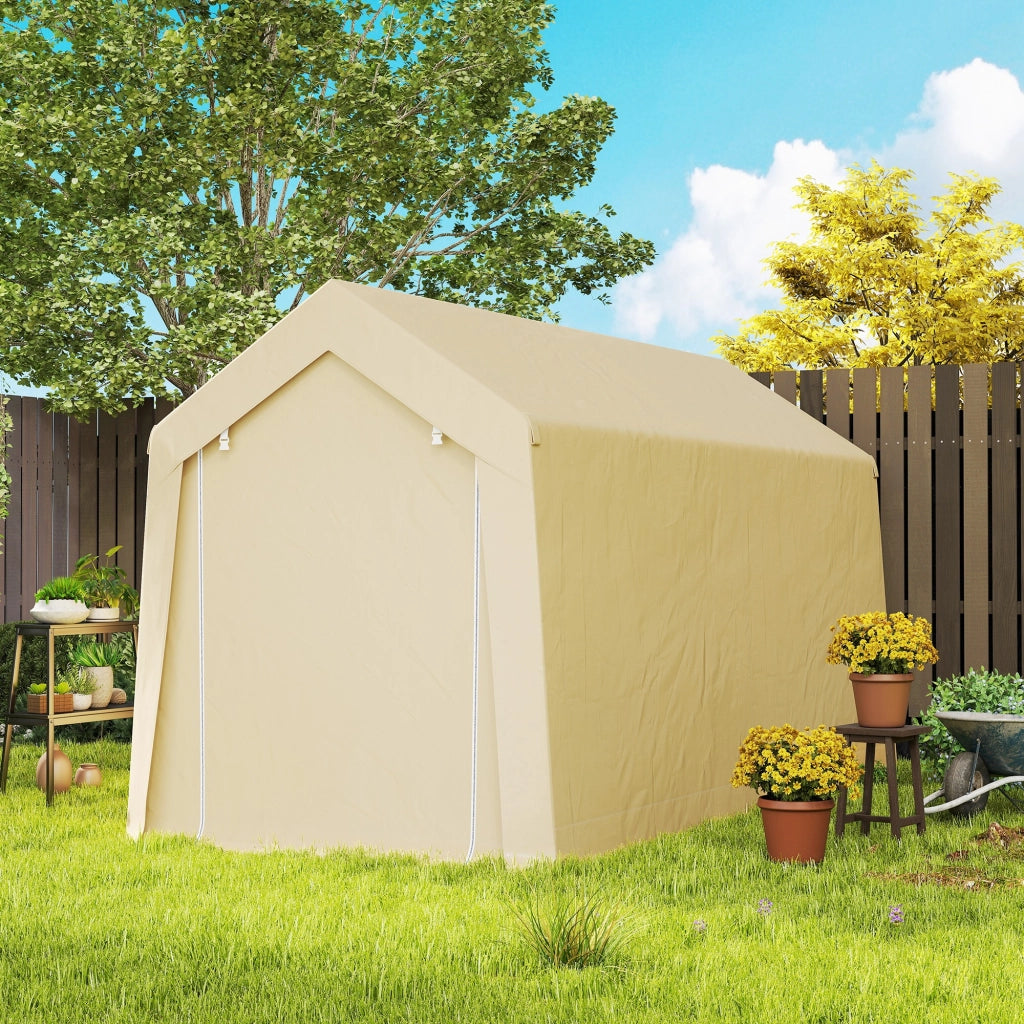 Tenda da giardino pieghevole ¨C zephmum ¨C beige 2x3.6m