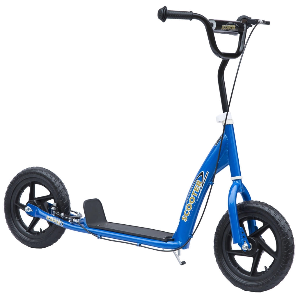 Trottinette Bambini con Freni e B¨¦quille ¨C zephmum ¨C Acero, Blu, 30 cm