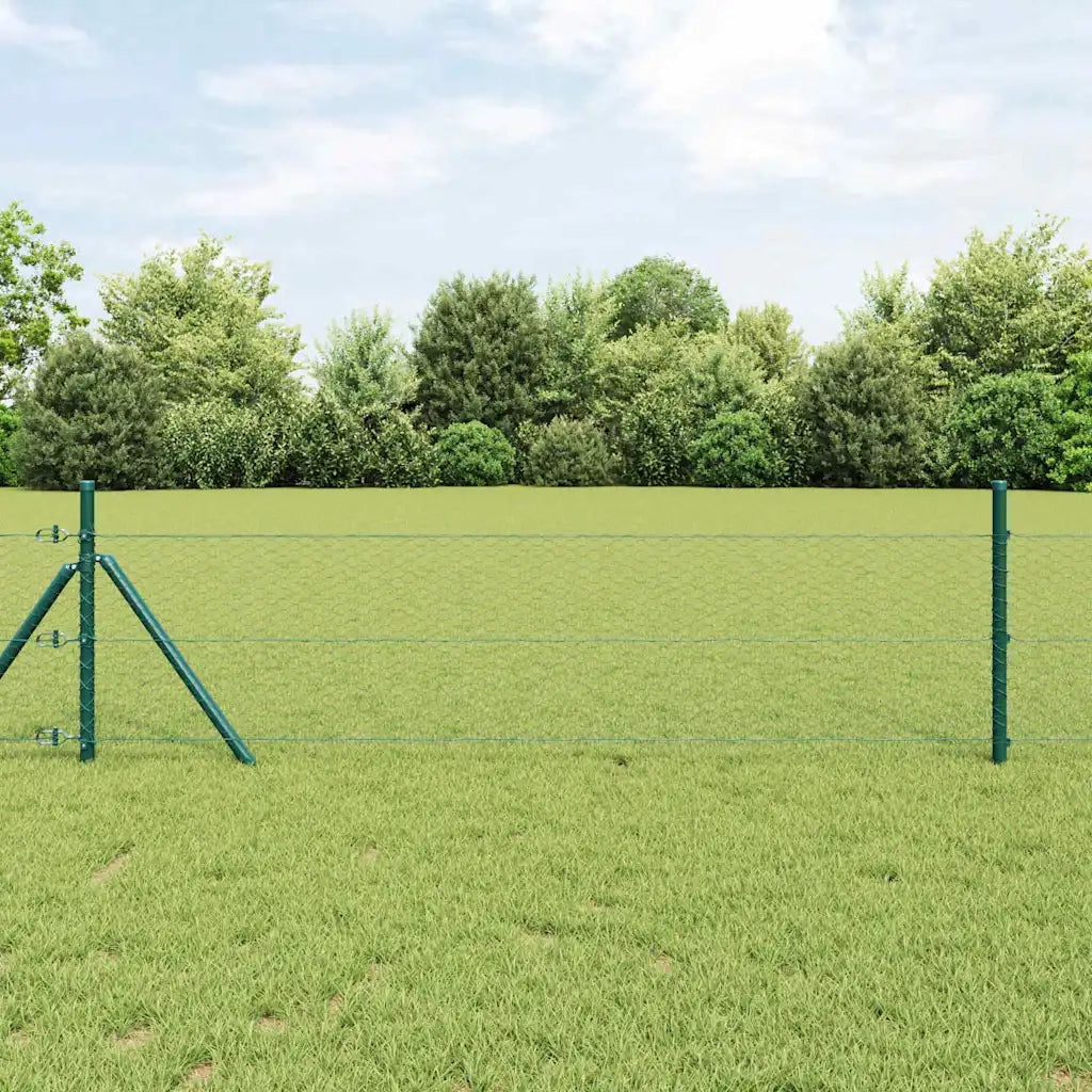 Palo della recinzione Verde 100 x 0,4 m (rete da 25 mm)