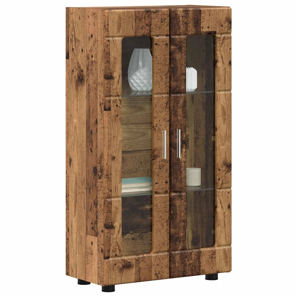 Credenza con porta FLORIN Legno vecchio 55,5 x 29 x 100 cm 880259