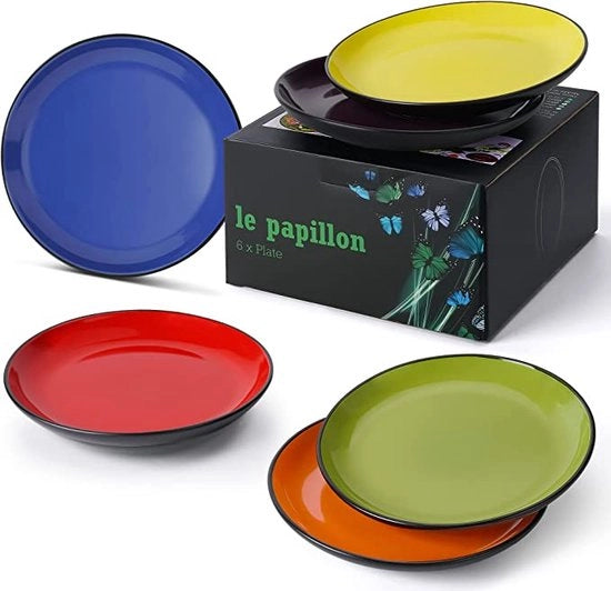 Set di portata per insalata, piatti per zuppe, grande set di portata per insalate, ciotola per zuppe, resistente al microonde, sicuro per il lavastoviglie