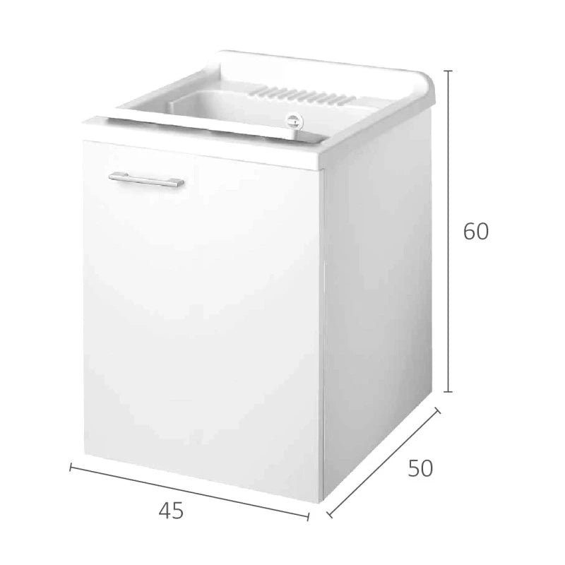 Lavatoio sospeso 45x50 ad un'anta