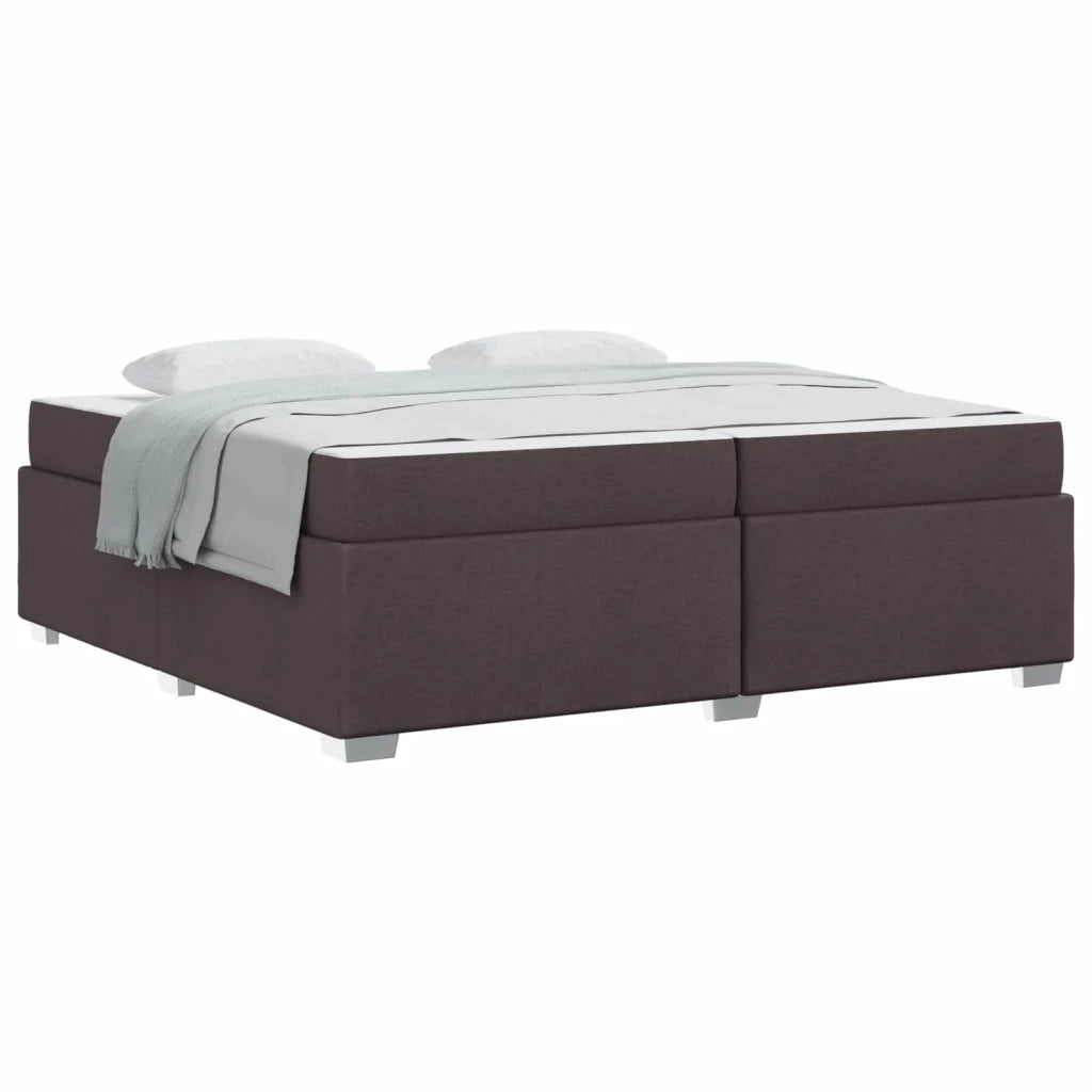 Struttura del letto Marrone Scuro 200 x 200 cm Tessuto 3399211