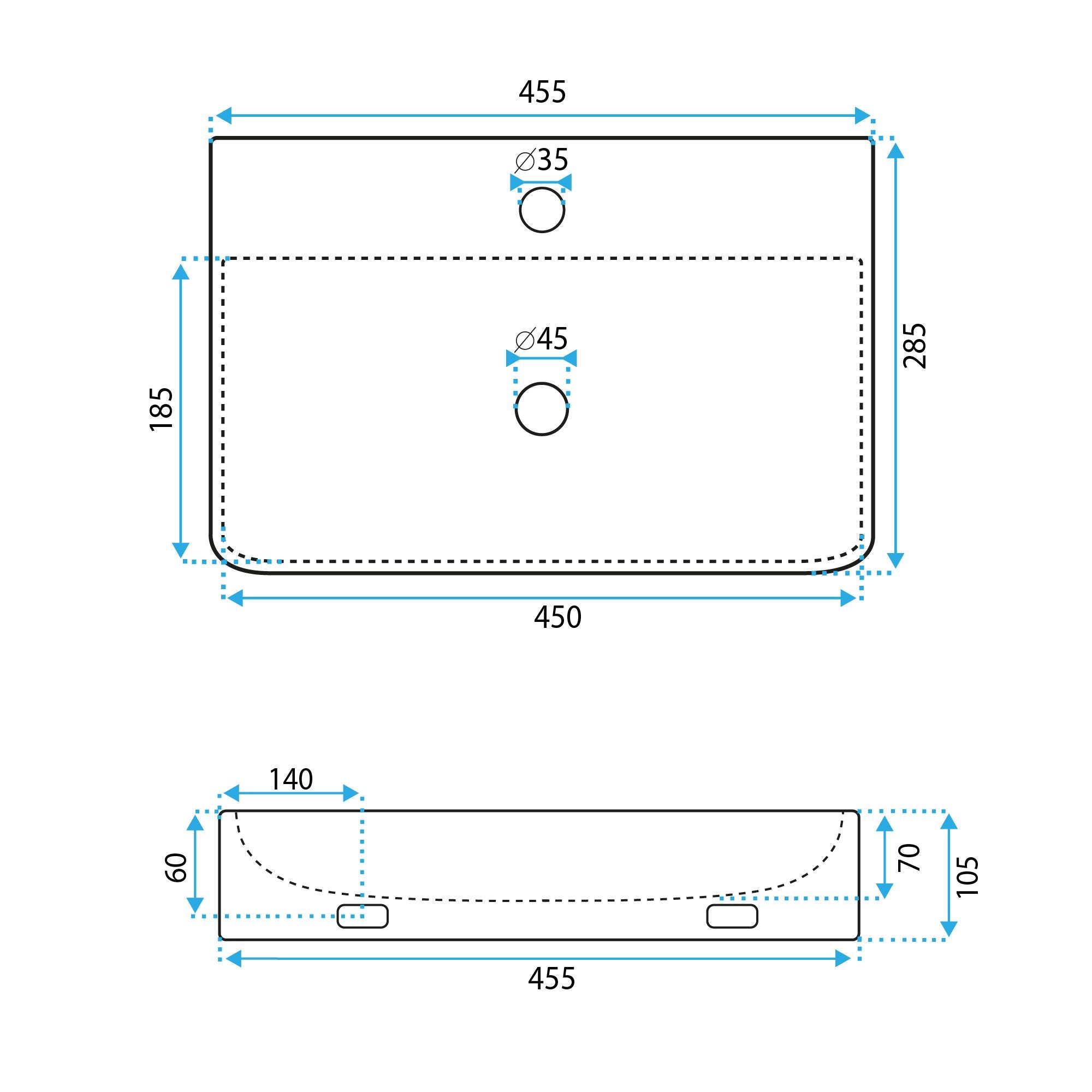 Lavabo Da Appoggio Rea Naomi