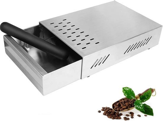 Scatola per la pulizia del filtro - Acciaio inossidabile - Adatto a tutti i macchinari per la preparazione del caffè - 1 pezzo