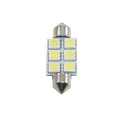 Trade Shop - Coppia Lampadina Siluro A Led Smd 5050 3.9mm Ricambio Luci Interrne Per Auto 12v -