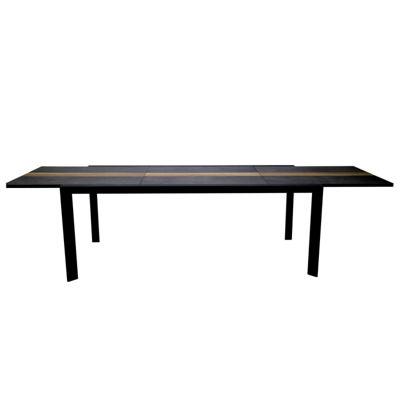 Tavolo alluminio allungabile Riverside antracite hpl cm 200/300,5x104h76