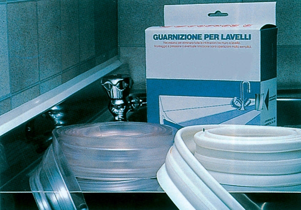 PL GUARNIZIONE PER LAVELLO 2,5 M BIANCO- 4,0 pz