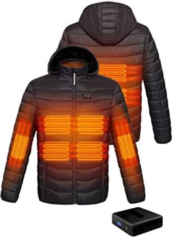 Giubbotto riscaldante - Giubbotto riscaldante uomo - Giubbotto riscaldante uomo - Giubbotto riscaldante con batteria - 3XL