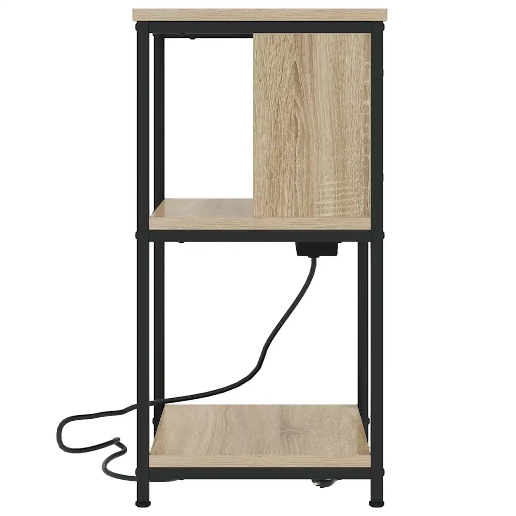 vidaXL Armadio da Notte rovere sonoma 38 x 31 x 61 cm
