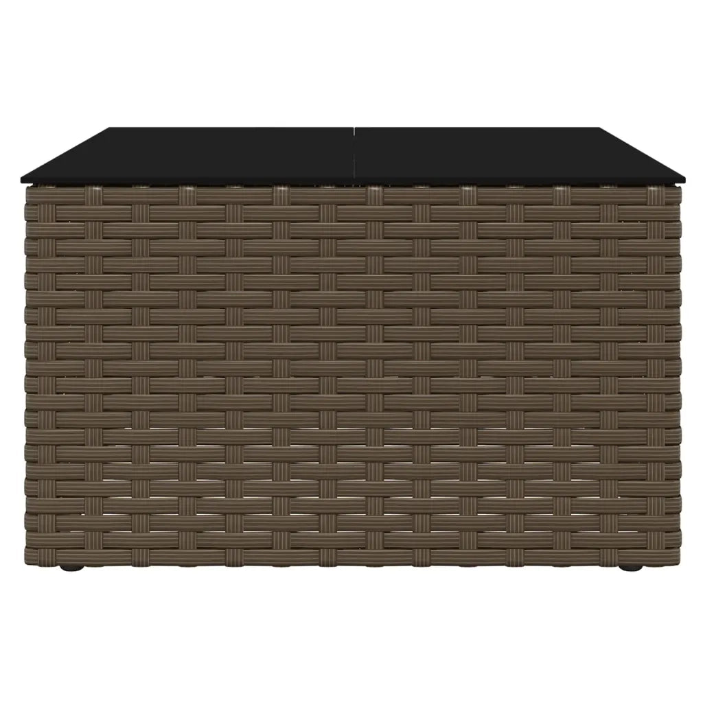 Set Divani da Giardino 2 pz con Cuscini in Polyrattan Marrone 362342