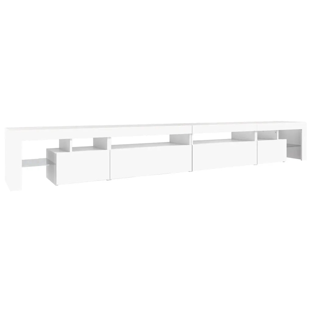 Mobile Porta TV con Luci LED Bianco 290x36,5x40 cm 3152802
