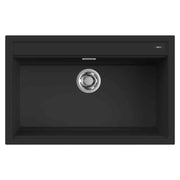 Lavello Elleci Incasso 1 vasca 79x51 Best 130 Keratek Plus Nero Black Assoluto LKB13086