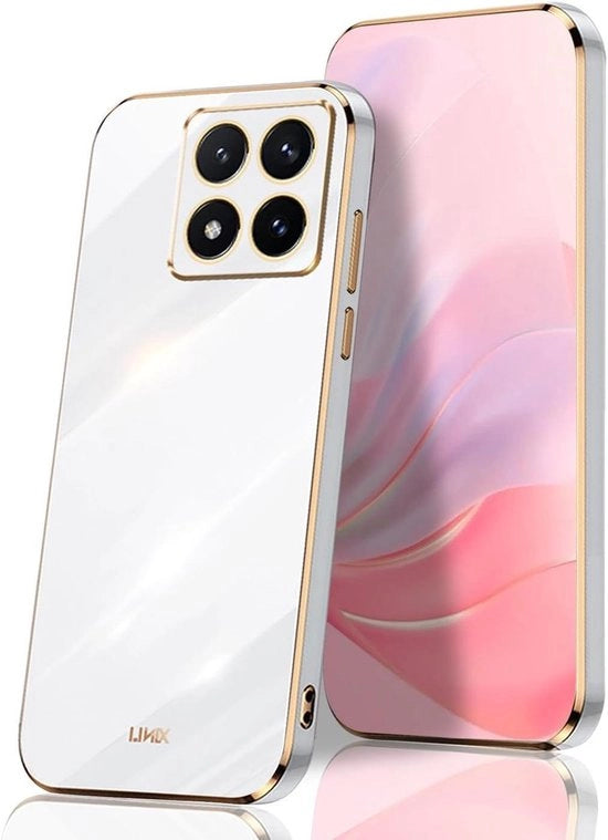 Covera TPU Schokresistente per Xiaomi 14T Bianco con Design Lussuoso