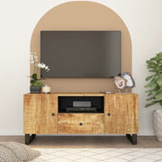 Mobile TV 105x33,5x46cm Legno Massello Mango Legno Multistrato 351958