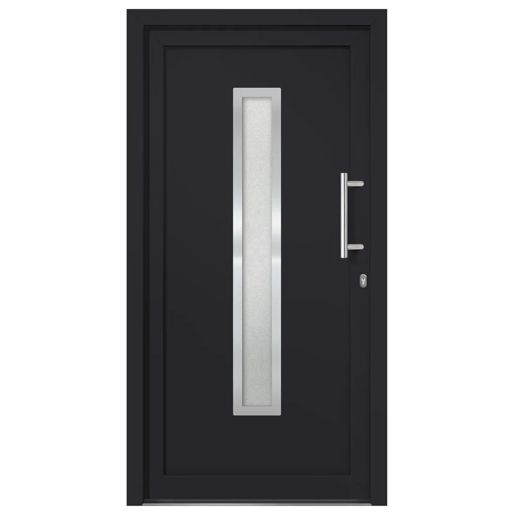 Porta di Ingresso Antracite 98x200 cm cod mxl 56264