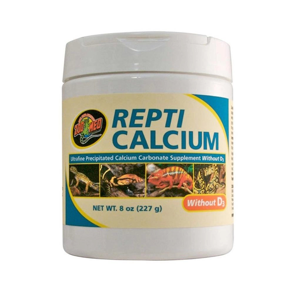 Zoomed Repti Calcium senza vitamina D3 - integratore di calcio privo di fosforo per rettili e anfibi Formato: 227 gr