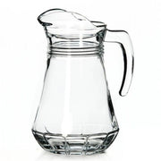 Trade Shop - Giara Caraffa In Vetro Da 1140cc Brocca Acqua Vino Bevande Cucina -
