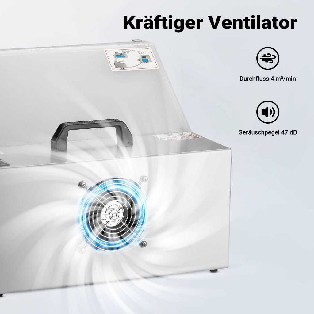 Cabina di aspirazione per verniciatura ad aerografo 4 m³/min Aspiratore vernice