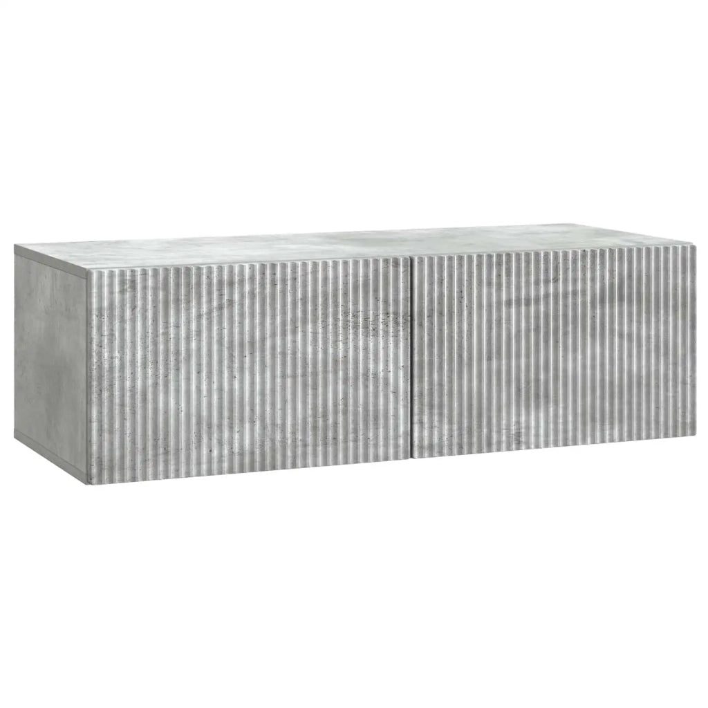 Mobile Porta TV da Muro Grigio Cemento 98 x 41 x 30 cm 898528