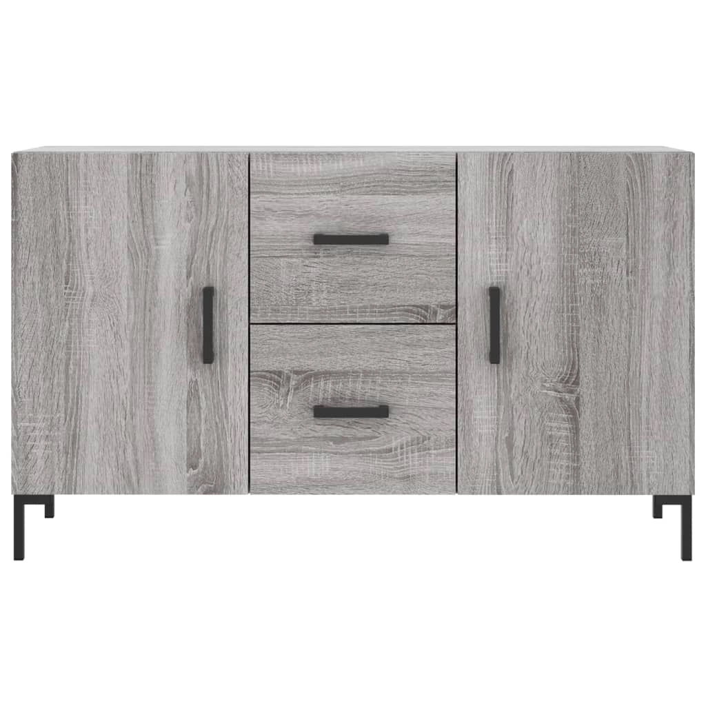 Buffet credenza cassettiera armadio mobile contenitore organizer cucina soggiorno rovere Sonoma 100 x 36 x 60 cm legno ingegnerizzato grigio 02_0036261