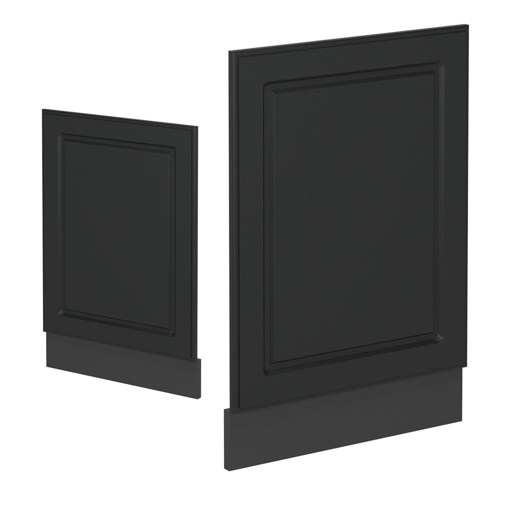 Pannello frontale R-Line Antracite rustico/Antracite 45 cm senza piano di lavoro Vicco