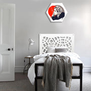 PELOTA MAYA - Pannello in PVC traforato - Parasole Colore: bianco, Misura: 98x98 cm