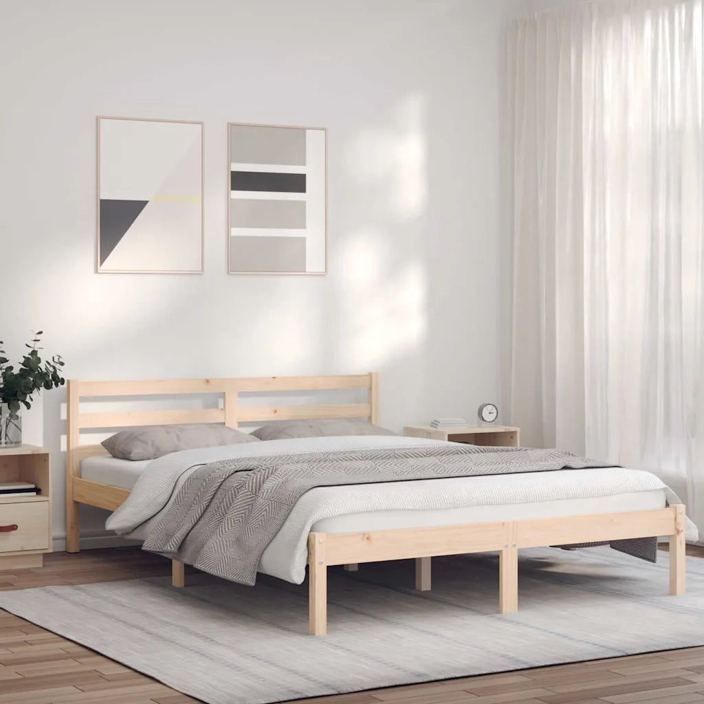 Struttura del letto Naturale 208,5 x 157,5 x 69,5 cm 900320
