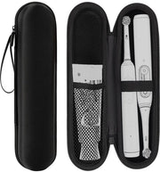 Tas per viaggiatore con spazzolino da denti elettrico - Tuta rigida - Formato compatto - Tas per lo spazzolino da denti - Protezione e comodità - Adatto per diversi...