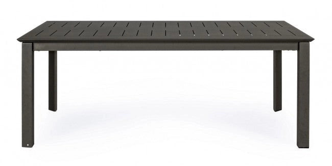 Tavolo Allungabile Konnor 200-300x110 cm Antracite in Alluminio
