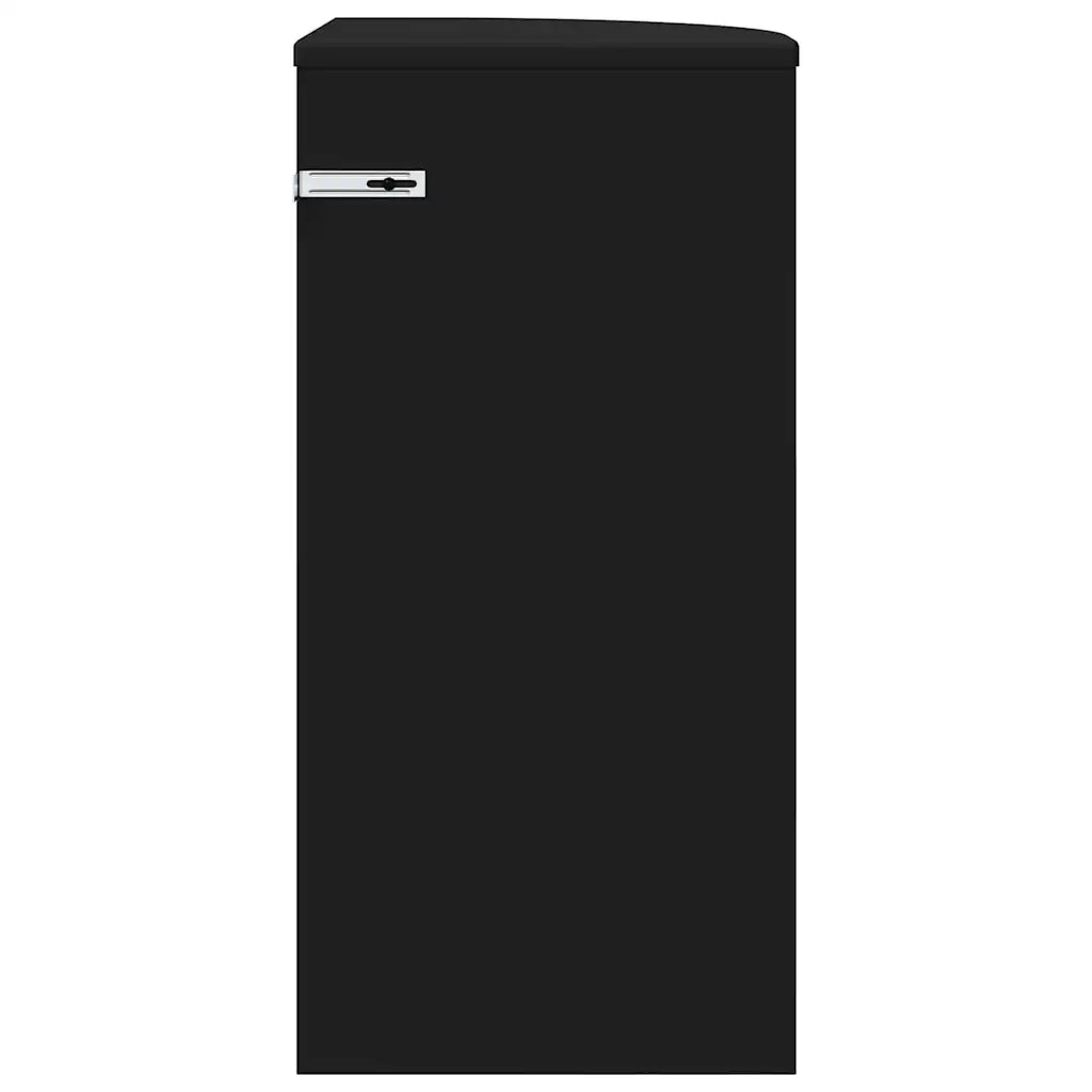 Tavolino Nero 29,6 x 29,6 x 60 cm Legno multistrato