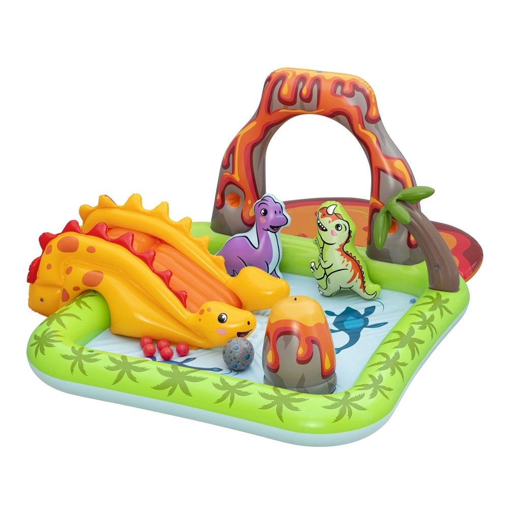 Trade Shop - Centro Parco Giochi Acquatico A Forma Di Vulcano Gonfiabile Piscina 262x188x102cm 53172 -