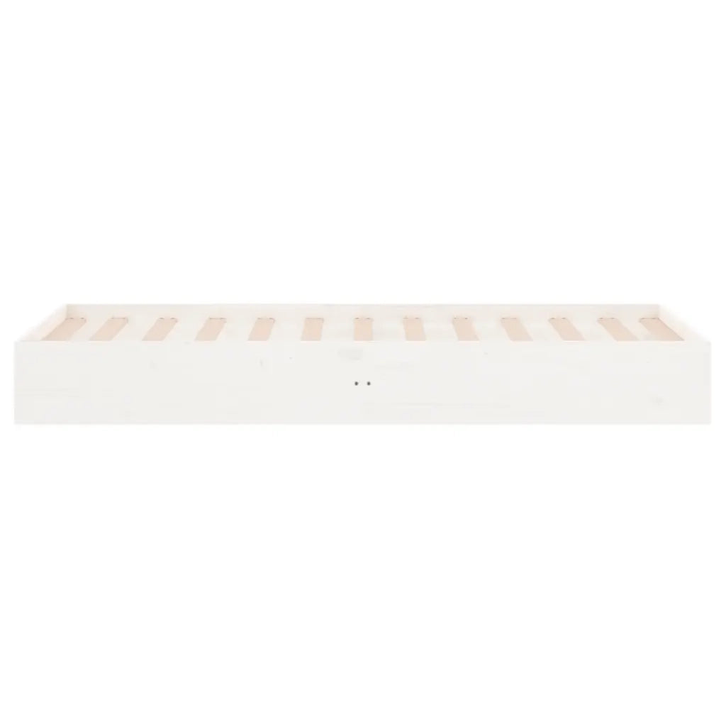 Giroletto Bianco in Legno Massello 90x190 cm Single 820068