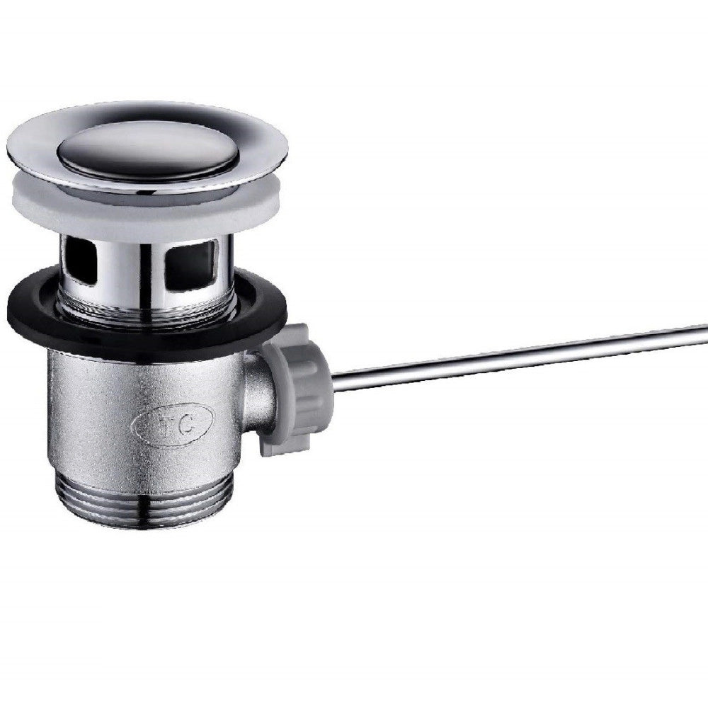 Trade Shop - Miscelatore Bagno Lavandino  5948 Piletta Scarico Filtro Fisso Doppio Foro -