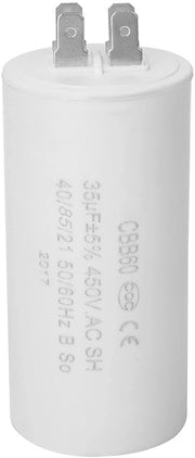 Condensatore di condizionamento 35uF 450V - CBB60 - Ambientalmente amichevole - 4 poli - Alta capacità di sovraccarico - Resina epoxy fiamma-resistente - Condensatore di motori