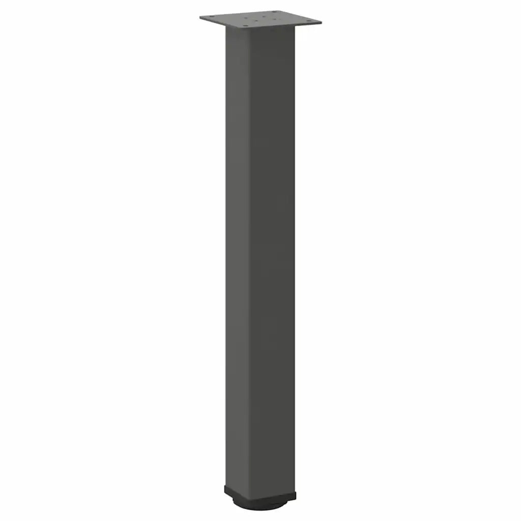 Gambe per tavolo consolle 4 pz Antracite 72-74 cm Acciaio 4012470
