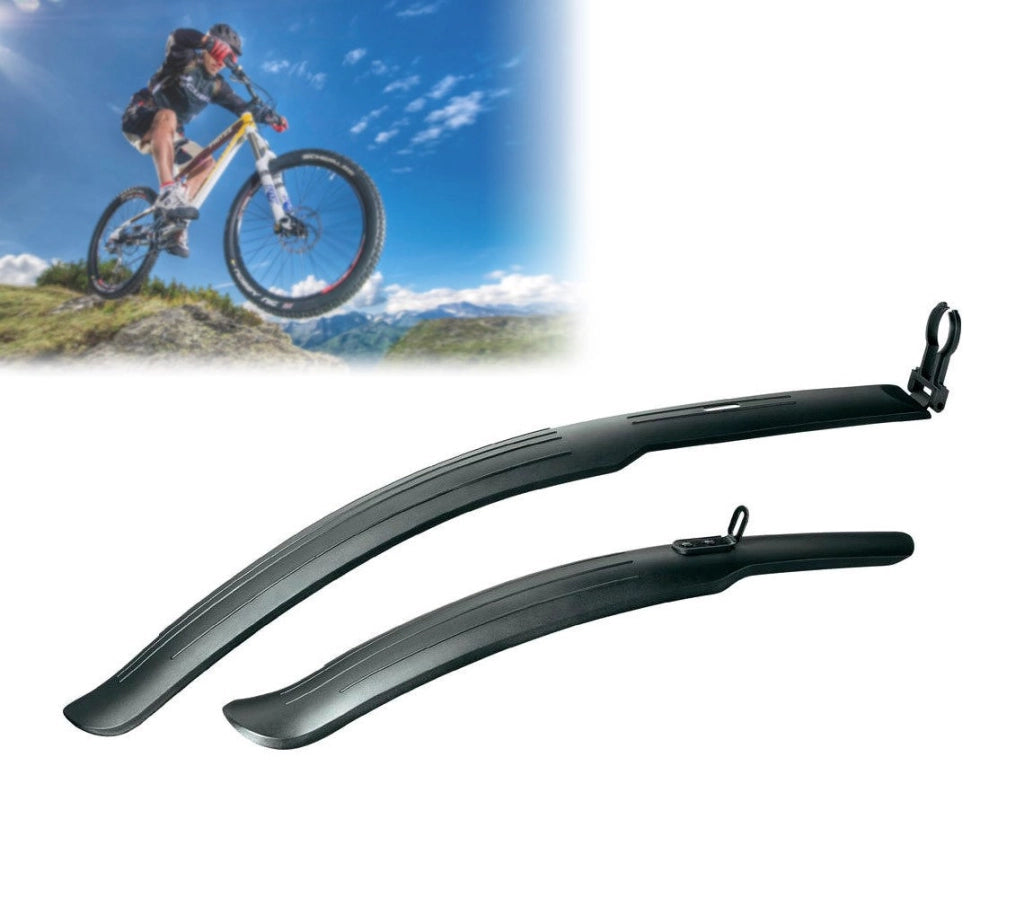 Coppia di Parafanghi per Bicicletta Universali con Kit di  Montaggio