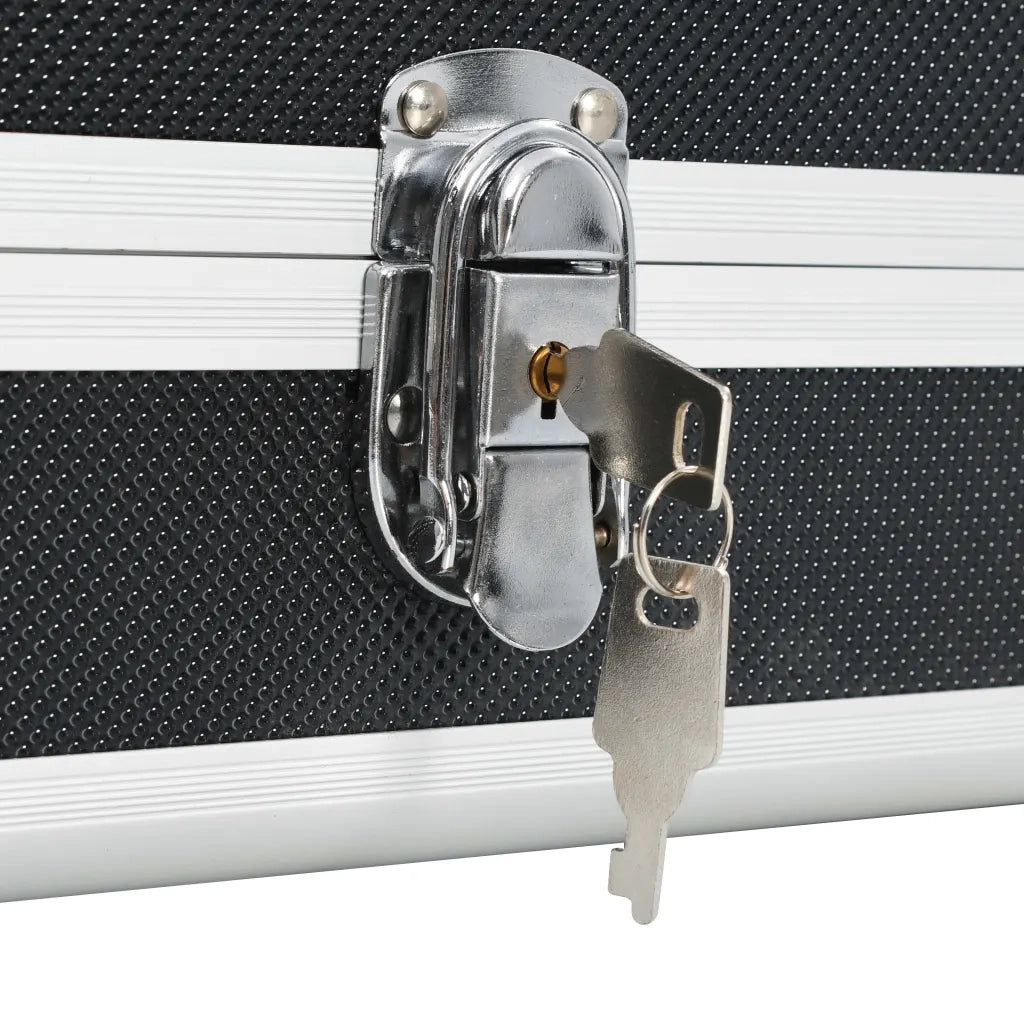 Custodia per Pistola Nera 118x38x12 cm in Alluminio 91863