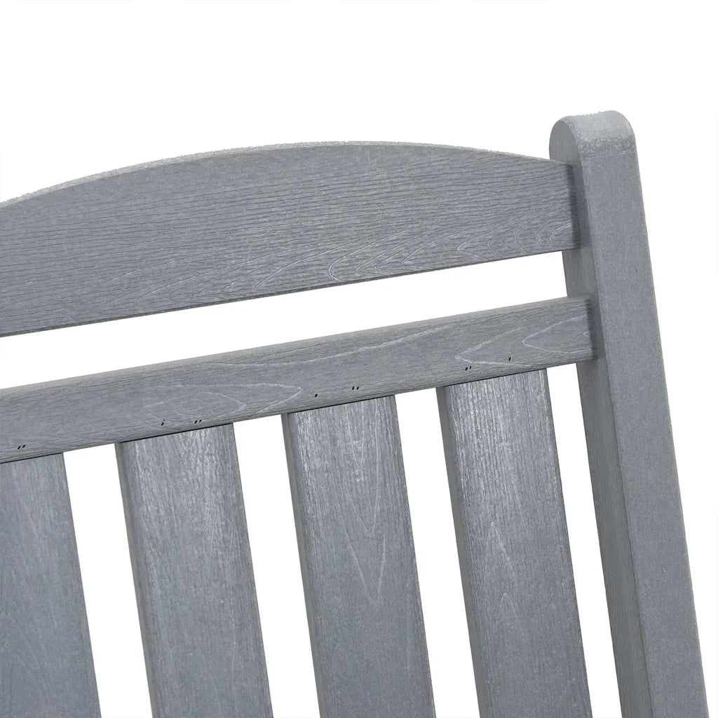 Sedia a dondolo 2 pcs Grigio chiaro 92 x 70 x 108 cm 3335813