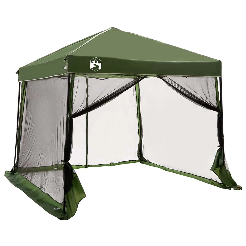 Set di Tende da Campeggio 2 pcs Verde Taffeta e Tessuto 3337174
