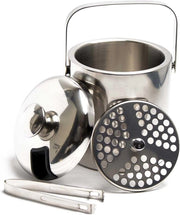 Semifreddo con Coperchio - Acciaio Inox - 1,3 Litri - Fino a 30 Blocchi di Gelato