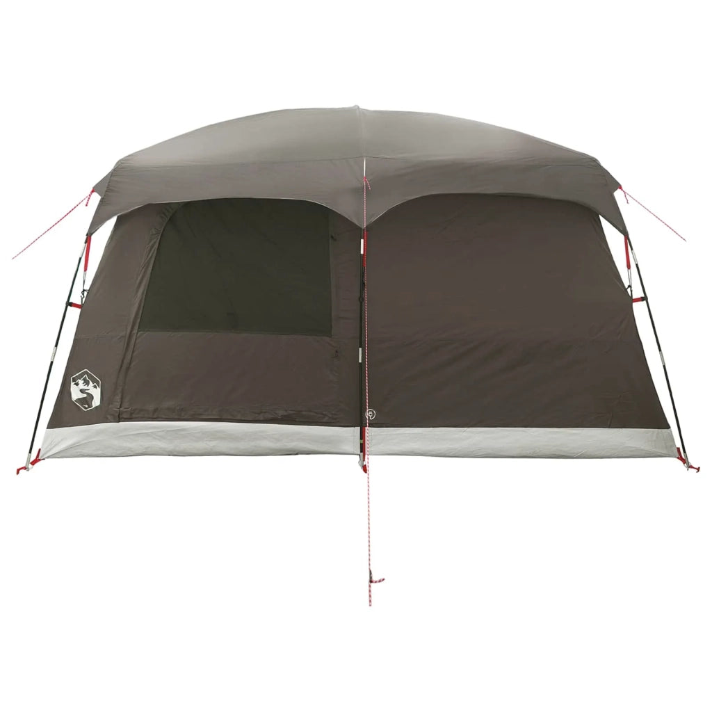 Tenda Familiare Marrone Grigio 320 x 210 x 180 cm Poliestere 42029000