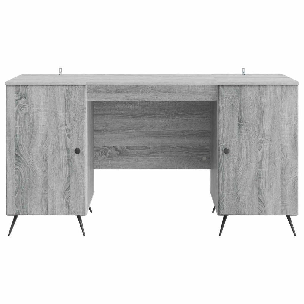 Scrivania Grigio Sonoma 142,5 x 50 x 75 cm Legno ingegnerizzato 3414636